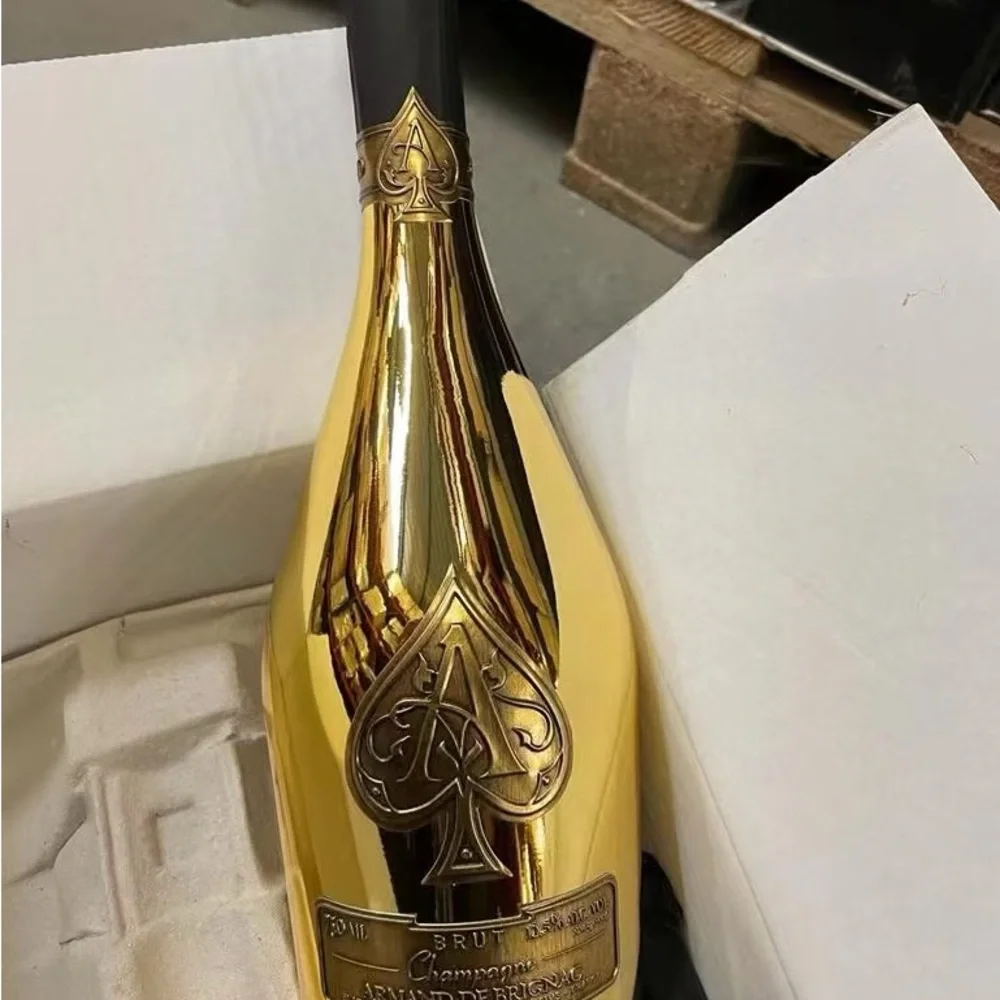 Ace of Spades Armand de Brignac Champagne Bottle! Empty! Decorative Home Art GWP - Picture 3 of 3